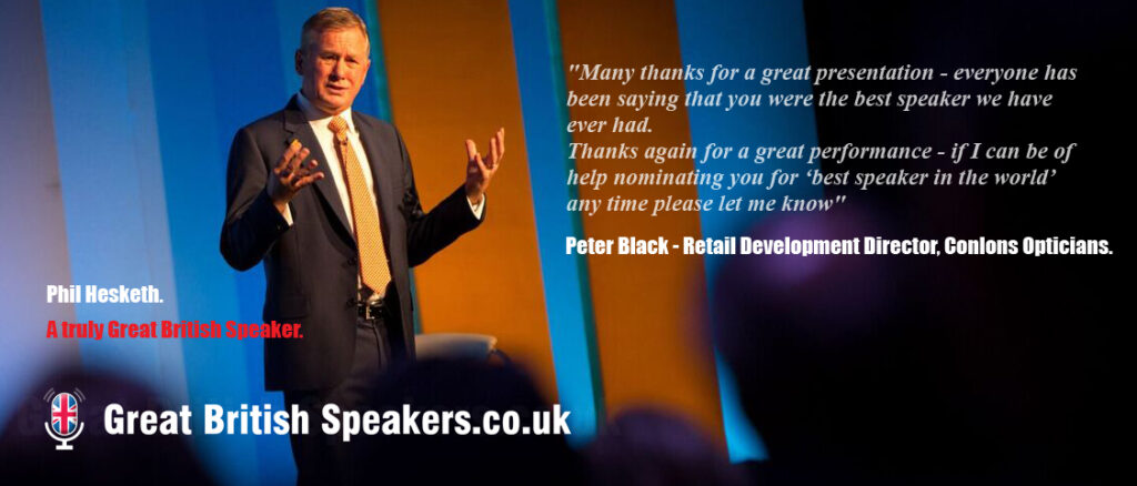 Phil Hesketh psychology of persuasion and influence speaker at Great British Speakers