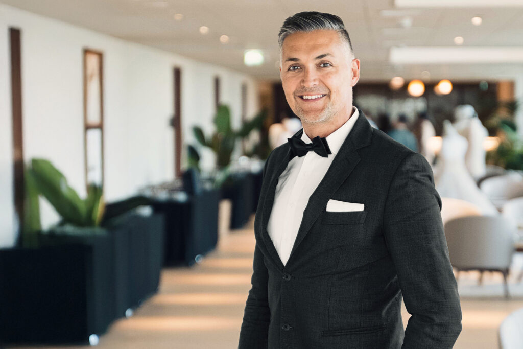 Pietro Polidori hire multi lingual presenter English French Italian host book at official agent Great British Speakers