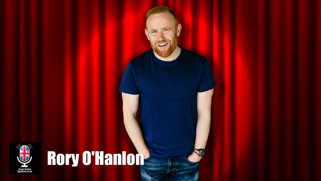 Rory O'Hanlon Irish comedian stand up corporate event host book at official agent Great British Speakers