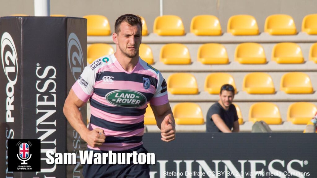 Sam Warburton hire Rugby player speaker book at agent Great British Speakers