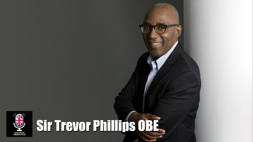 Sir Trevor Phillips OBE TV Presenter moderator event host racial equality SKY speaker book official agent Great British Speakers