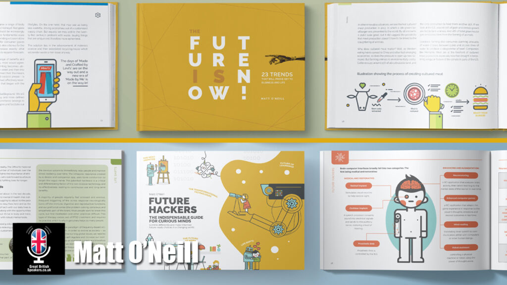 Matt O'Neill hire author speaker book at agent Great British Speakers