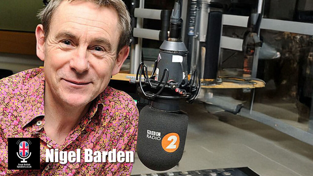 Nigel Barden hire broadcaster speaker book at agent Great British Speakers.