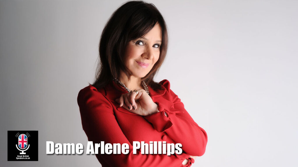 Dame Arlene Phillips hire presenter speaker book at agent Great British Speakers