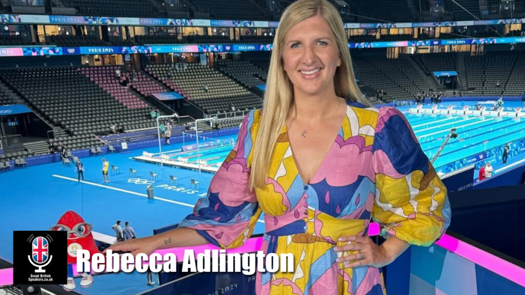 Rebecca Adlington hire athlete speaker book at agent Great British Speakers