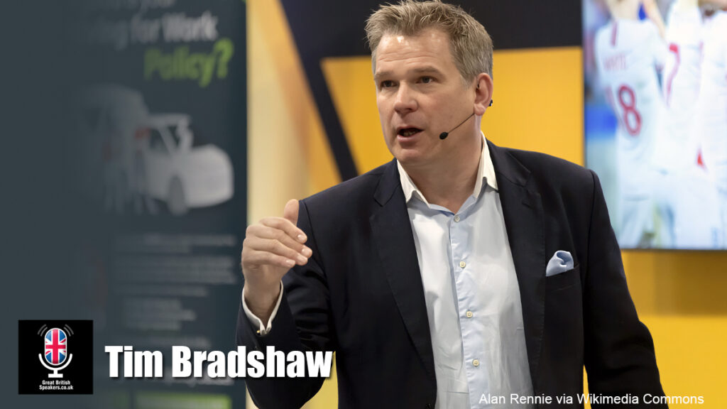 Tim Bradshaw hire keynote speaker book at agent Great British Speakers