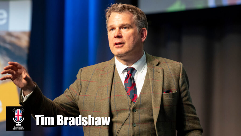 Tim Bradshaw hire keynote speaker book at agent Great British Speakers