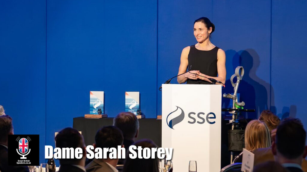 Dame Sarah Storey World record breaking Paralympic Games cycling swimming speaker book at official agent Great British Speakers
