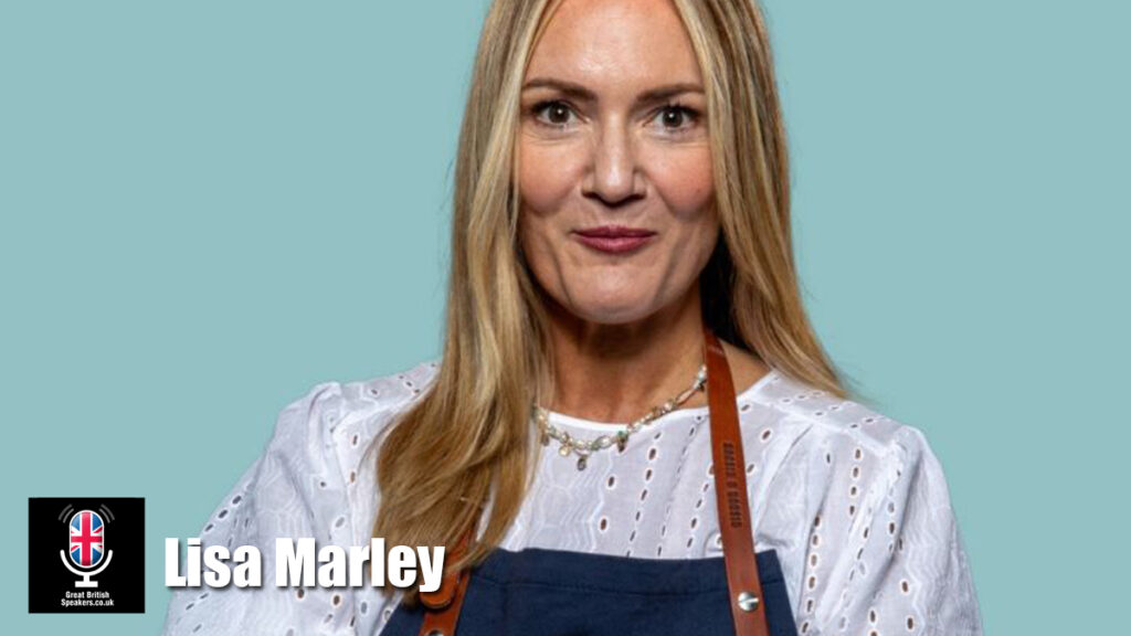 Lisa Marley hire chef speaker book at agent Great British Speakers