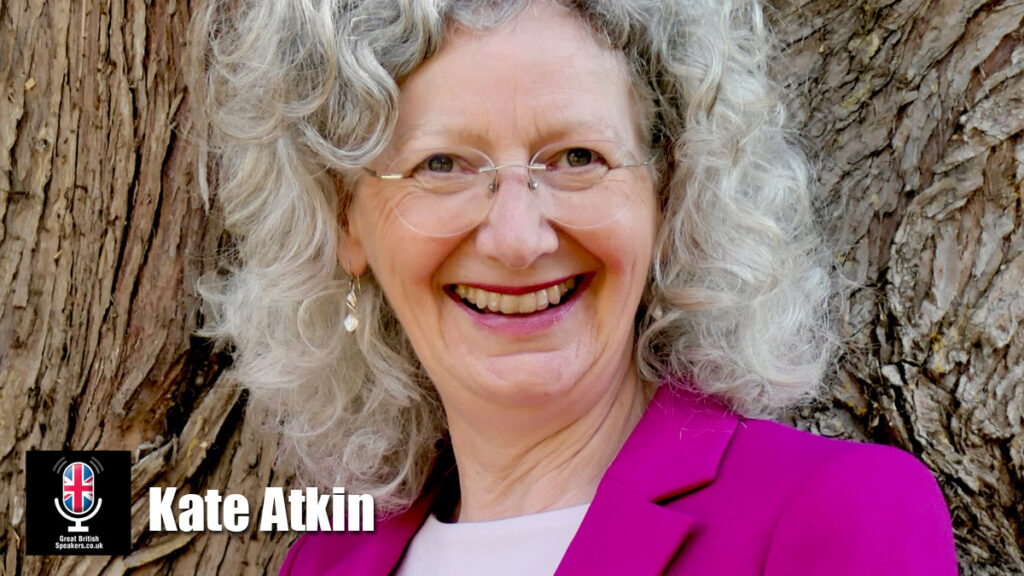 Kate Atkin hire keynote speaker book at agent Great British Speakers