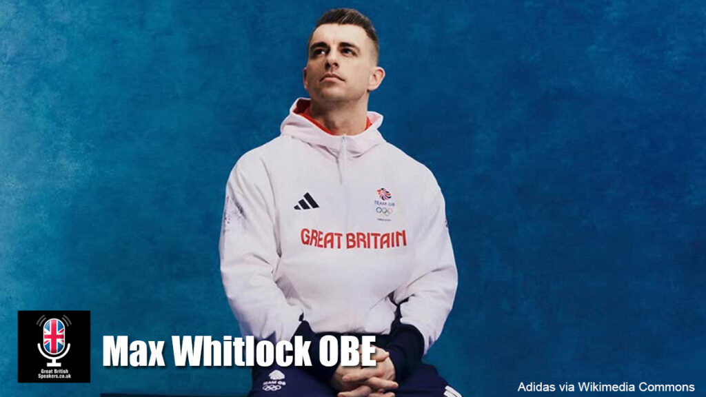Max Whitlock OBE hire athlete speaker book at agent Great British Speakers