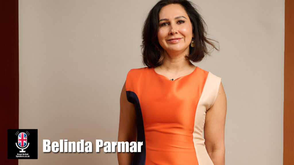 Belinda Parmar hie business speaker book at agent Great British Speakers
