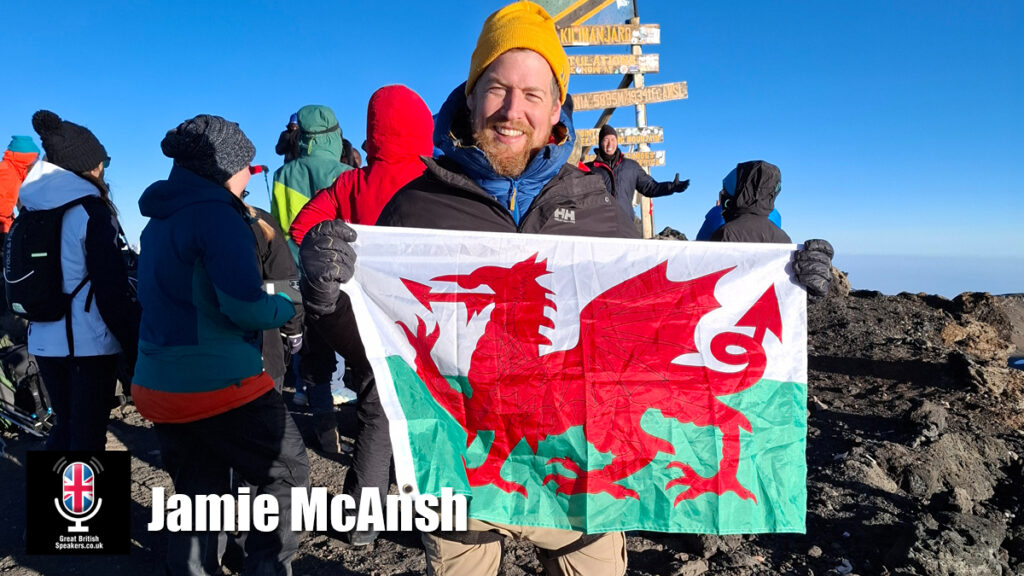 Jamies McAnsh hire explorer speaker book at agent Great British Speakers..