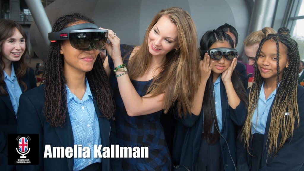 Amelia Kallman - Hire Futurist metaverse AL Crypto XR Web 3 Blockchain Keynote speaker book agent Great British Speakers