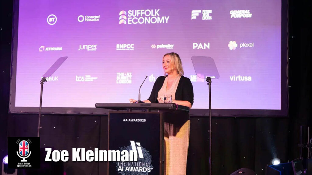 Zoe Kleinman hire technology speaker book at agent Great British Speakers