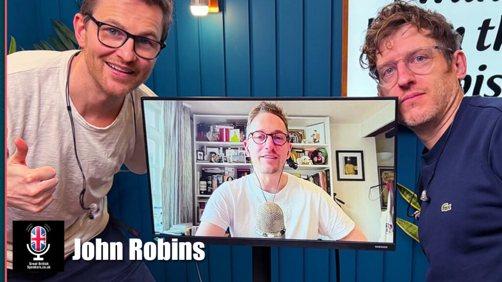 John Robins hire comedian speaker book at agent Great British Speakers