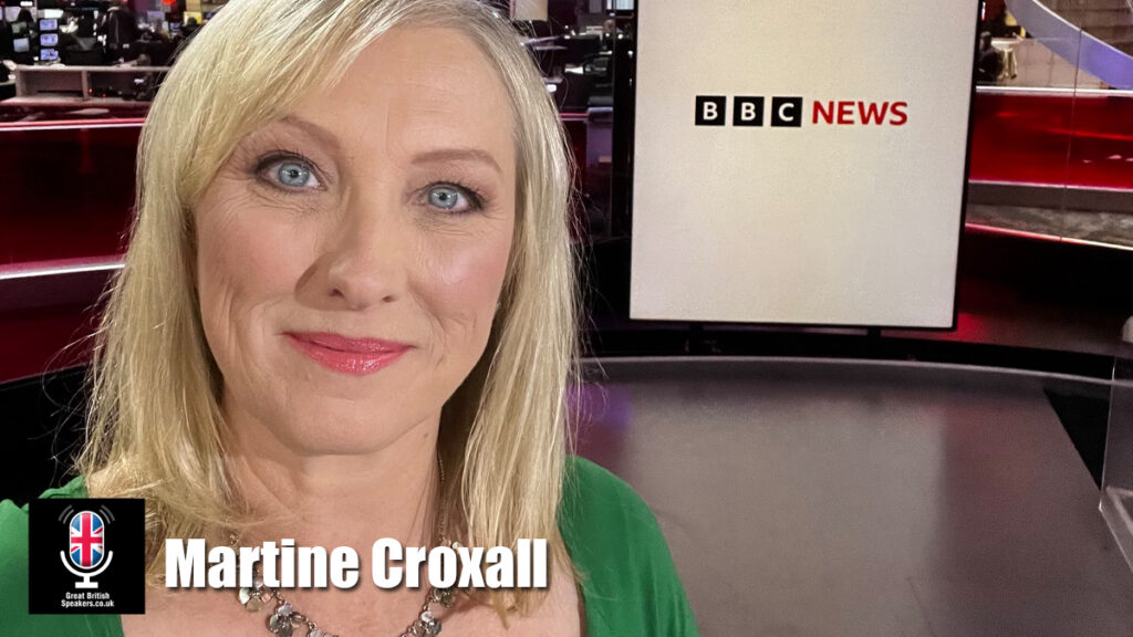Martine Croxall hire presenter speaker book at agent Great British Speakers..