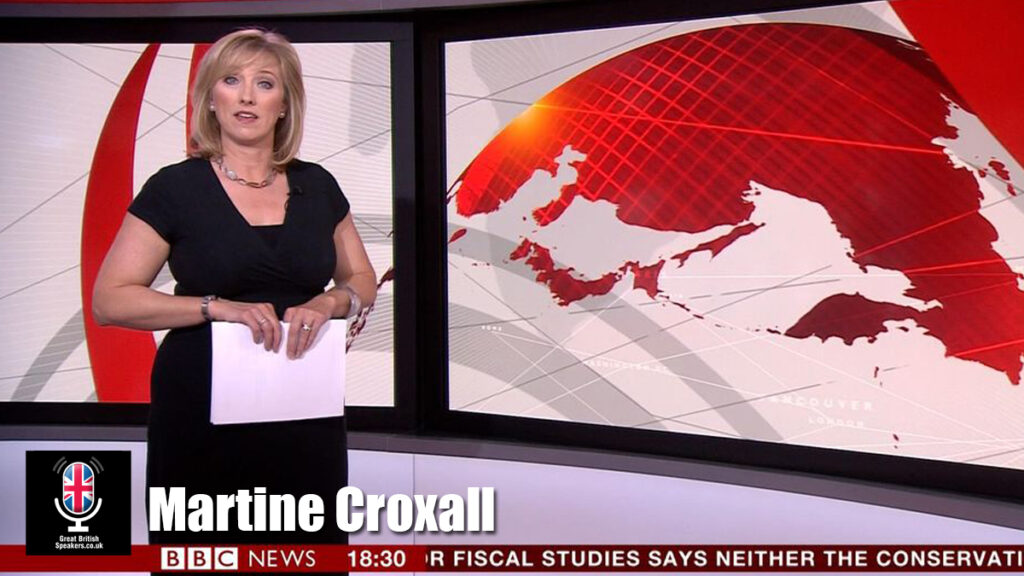 Martine Croxall hire presenter speaker book at agent Great British Speakers..