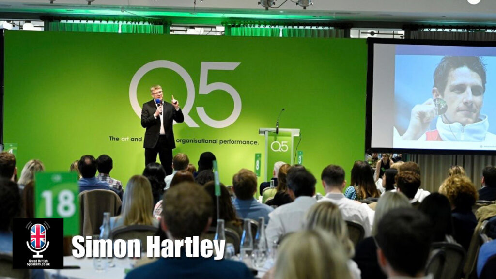 Simon Hartley hire coach speaker book at agent Great British Speakers