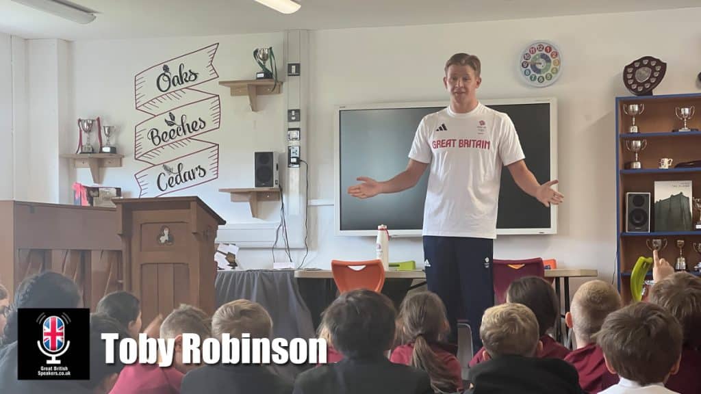 Toby Robinson hire olympic swimmer speaker book at official agent Great British Speakers