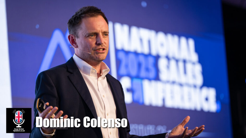 Dominic Colenso Sales presentation Speaker book at official agent Great British Speakers