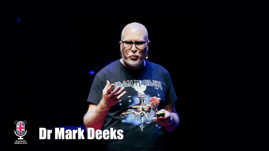Dr Mark Deeks Male Mental Health Professional rock musician Speaker book at official agent Great British Speakers