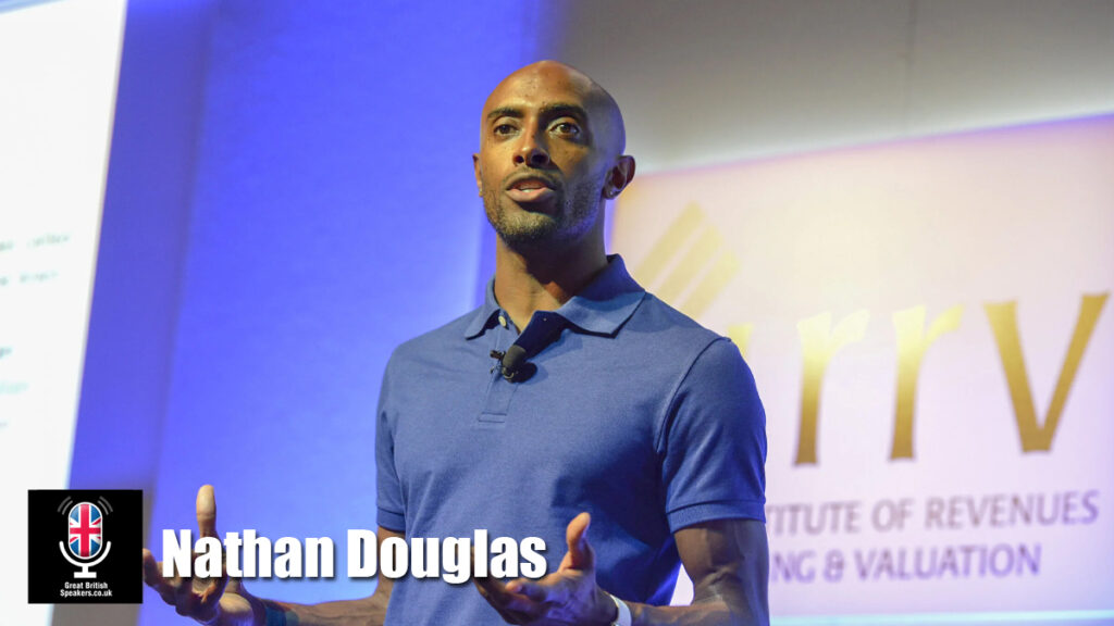 Nathan Douglas hire British Athlete speaker book at agent Great British Speakers