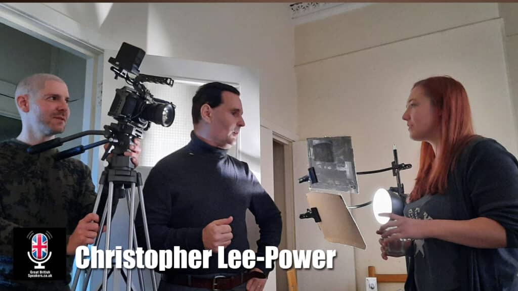Christopher Lee Power Actor inspirational speaker book at agent Great British Speakers