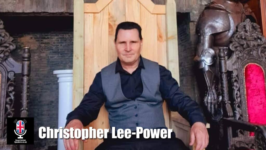 Christopher Lee Power hire Actor inspirational speaker book at agent Great British Speakers