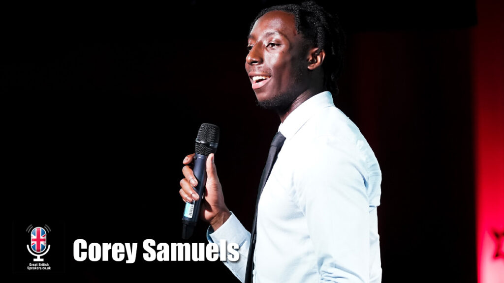 Corey Samuels hire basketball player speaker book at agent Great British Speakers