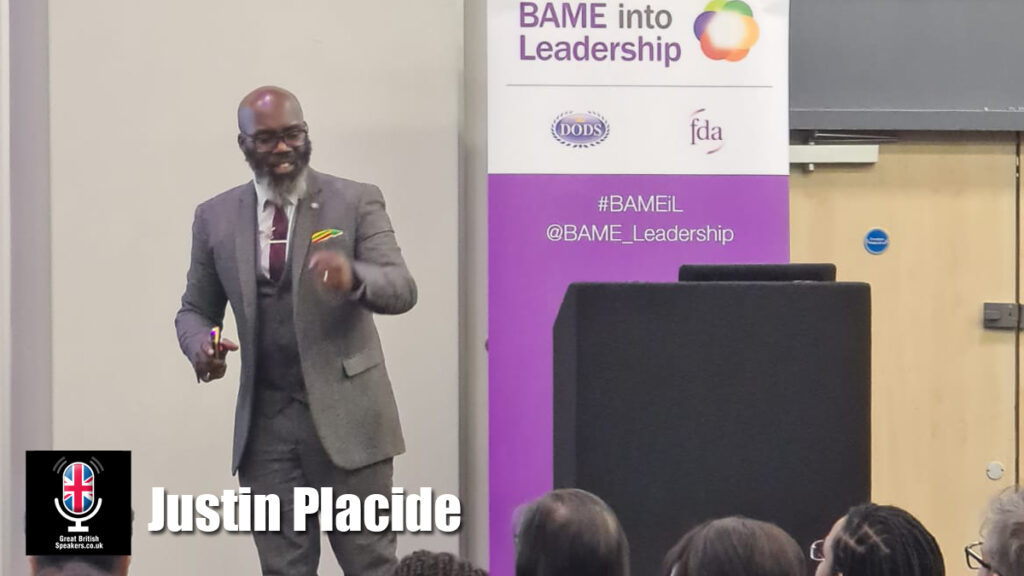 Justin Placide hire business management speaker book at agent Great British Speakers..