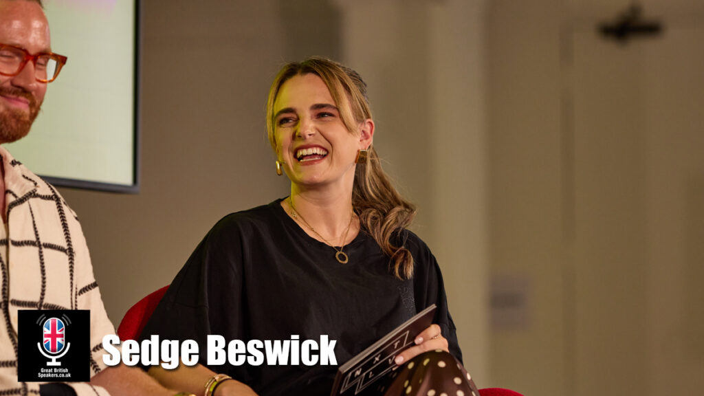 Sedge Beswick hire advisor speaker book at agent Great British Speakers