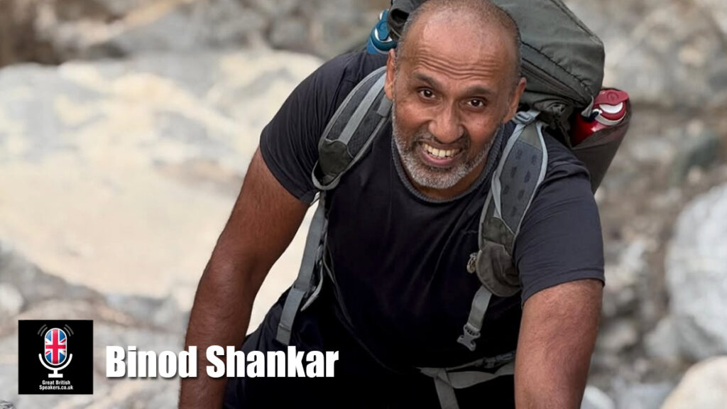 Binod Shankar hire leadership coach speaker book at agent Great British Speakers