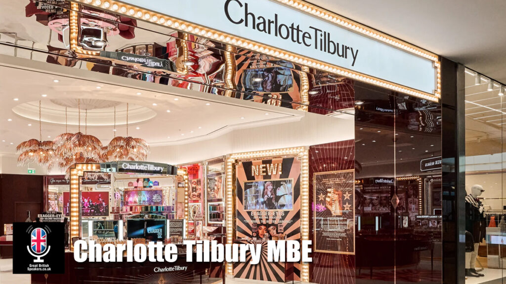 Charlotte Tilbury MBE hire beauty expert speaker book at agent Great British Speakers