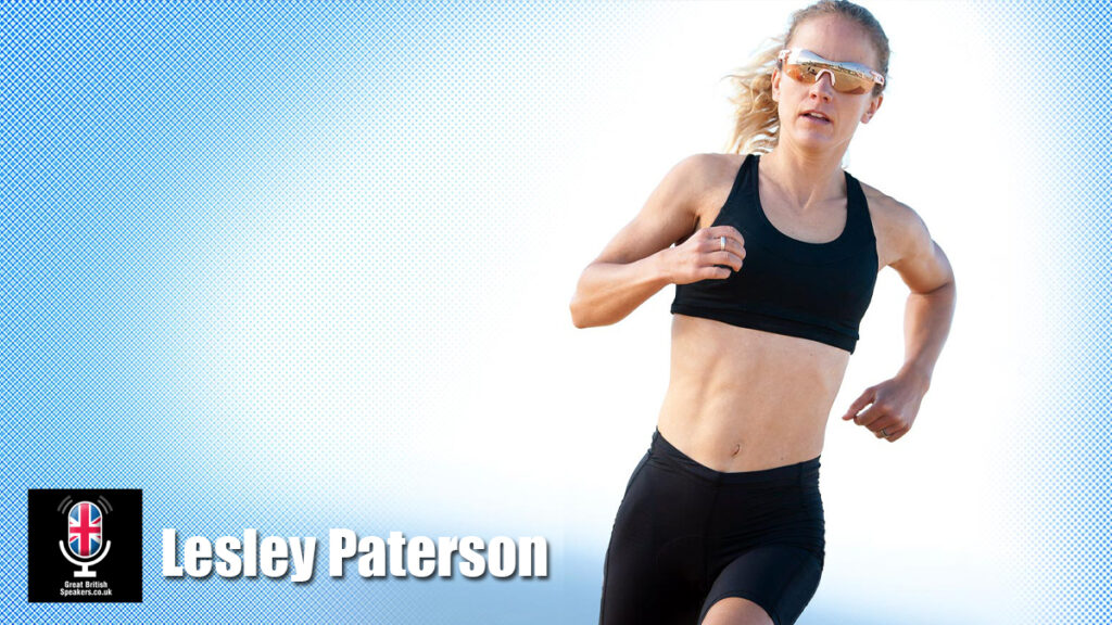 Lesley Paterson hire professional triathlete speaker book at agent Great British Speakers
