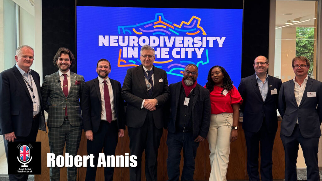 Robert Annis hire neurodivergent business psychologist speaker book at agent Great British Speakers