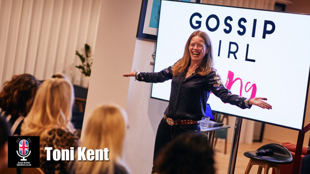 Toni Kent hire social mobility speaker comedian book at official agent Great British Speakers