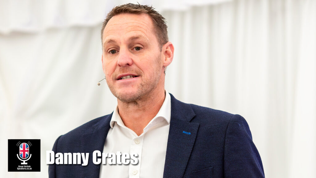 Danny Crates hire athlete speaker book at agent Great British Speakers