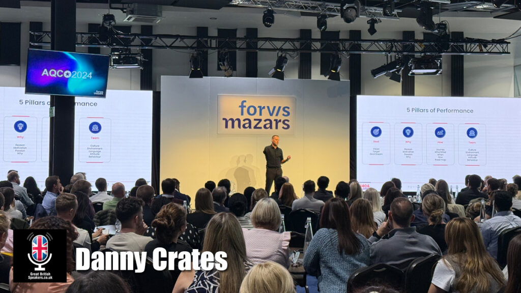 Danny Crates hire athlete speaker book at agent Great British Speakers