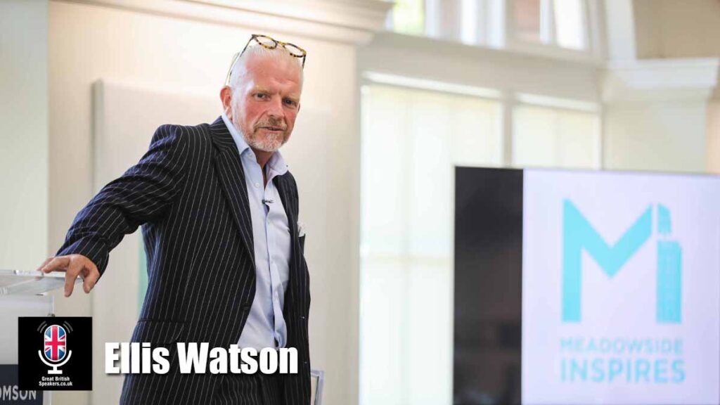 Ellis Watson hire motivational business speaker book at official agent Great British Speakers