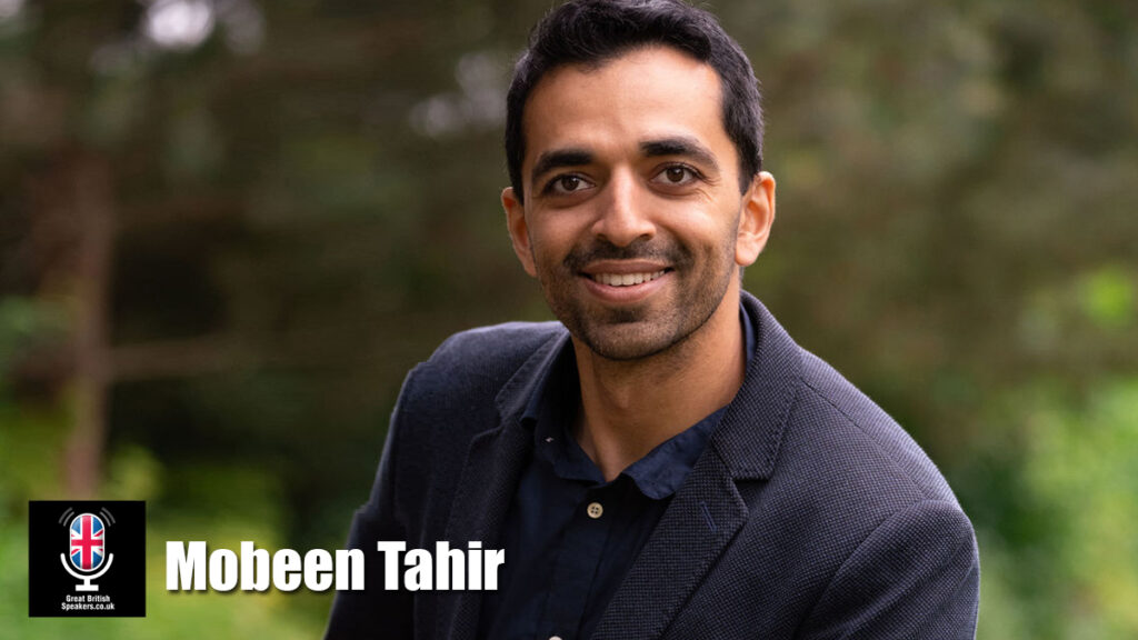 Mobeen Tahir hire speaking coach speaker book at agent Great British Speakers