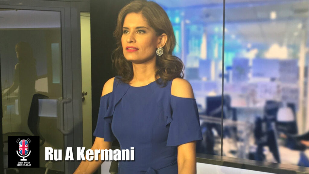 Ru A Kermani hire journalist speaker book at official agent Great British Speakers