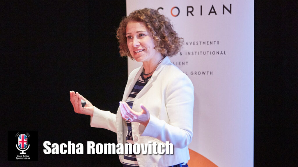 Sacha Romanovitch hire business speaker book at agent Great British Speakers..