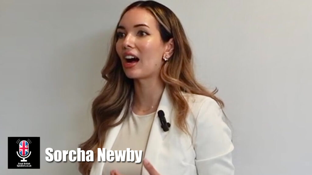 Sorcha Newby hire PhD researcher speaker book at agent Great British Speakers