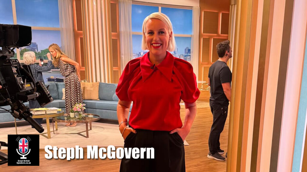 Steph McGoven hire journalist speaker book at agent Great British Speakers