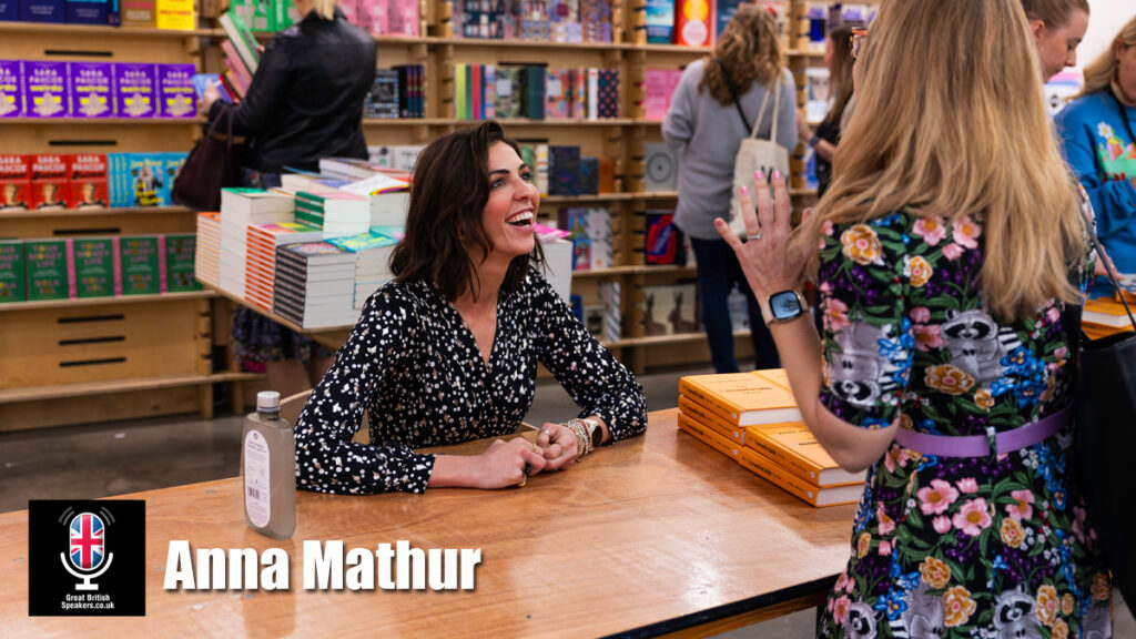 Anna Mathur hire author speaker book at agent Great British Speakers
