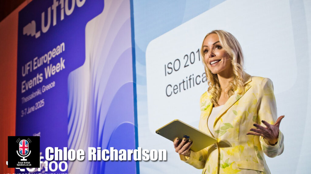 Chloe Richardson hire communication experts speaker book at agent Great British Speakers