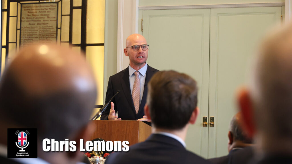 Chris Lemons hire leadership speaker book at agent Great British Speakers