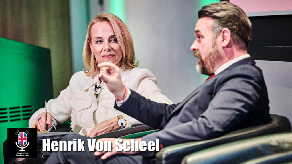 Henrik Von Scheel hire keynote speaker book at agent Great British Speakers..