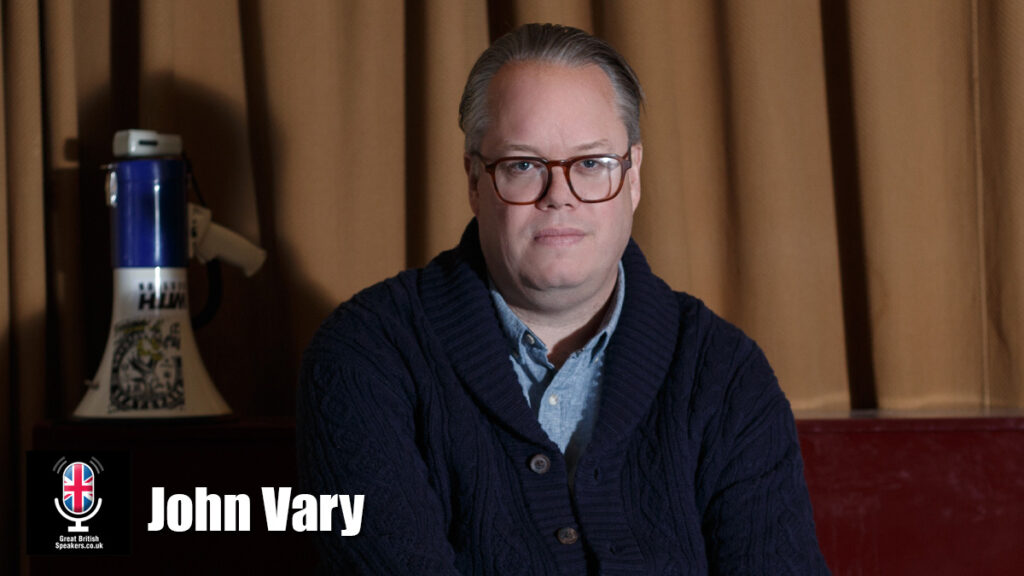 John Vary hire innovation speaker book at agent Great British Speakers